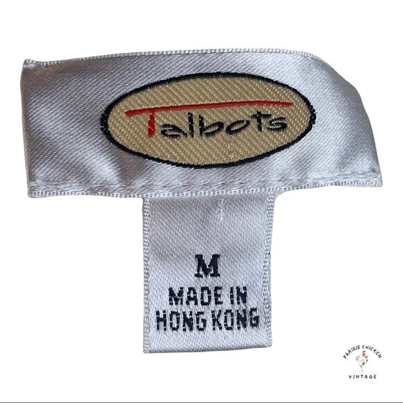 Talbots Chunky Sweater M Medium toggle buttons Cotton Cashmere Knit - Picture 12 of 12